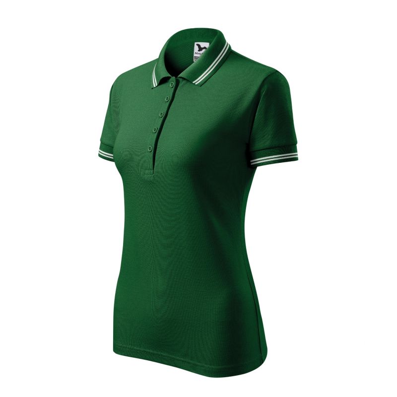 Adler Urban W MLI-22006 bottle green polo shirt Clothing/Lifestyle/T-shirts/Adler Your Sports Performance