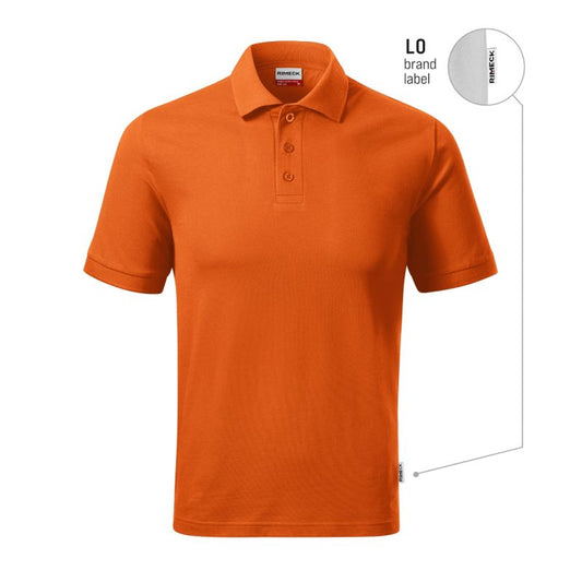 Men's Resist Heavy Polo Shirt (Orange 11 (brand label)) Clothing/Lifestyle/T-shirts/Malfini/Polo Your Sports Performance