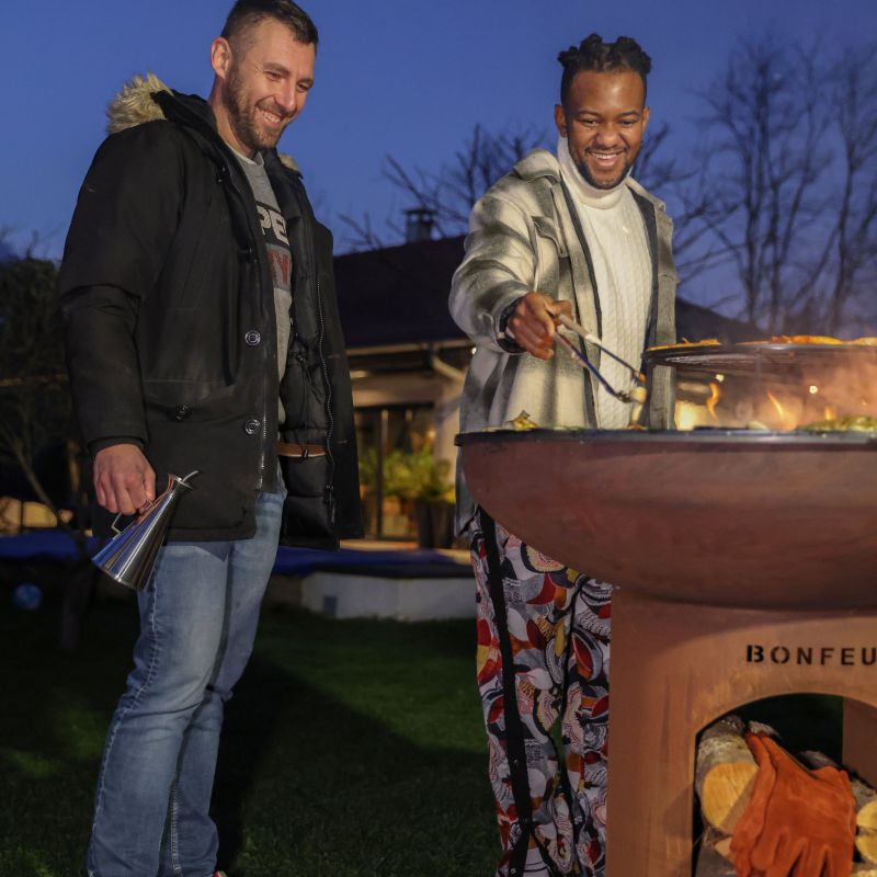 BF Bonbiza XL Open rusty garden fire pit In preparation Your Sports Performance