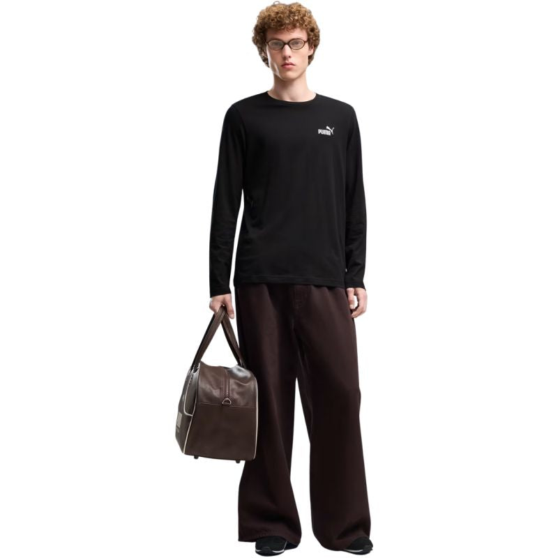Puma ESS No. 1 Logo Longsleeve Tee Black 682546 01
