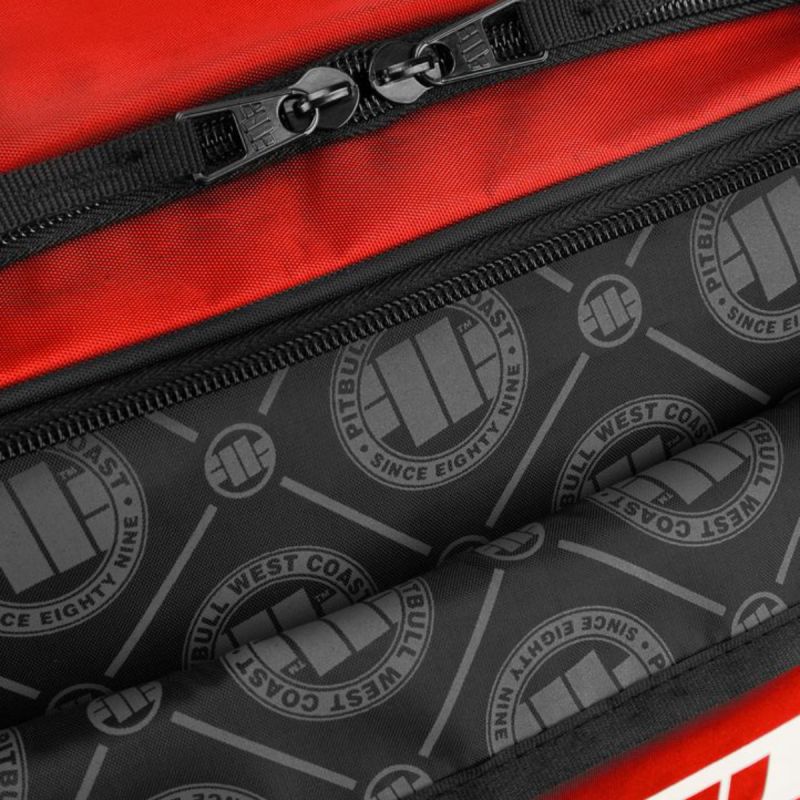 Pit Bull Sport red 50L training and travel bag - 8130214590 Akcesoria i sprzęt koszykarski/Torby i plecaki Your Sports Performance