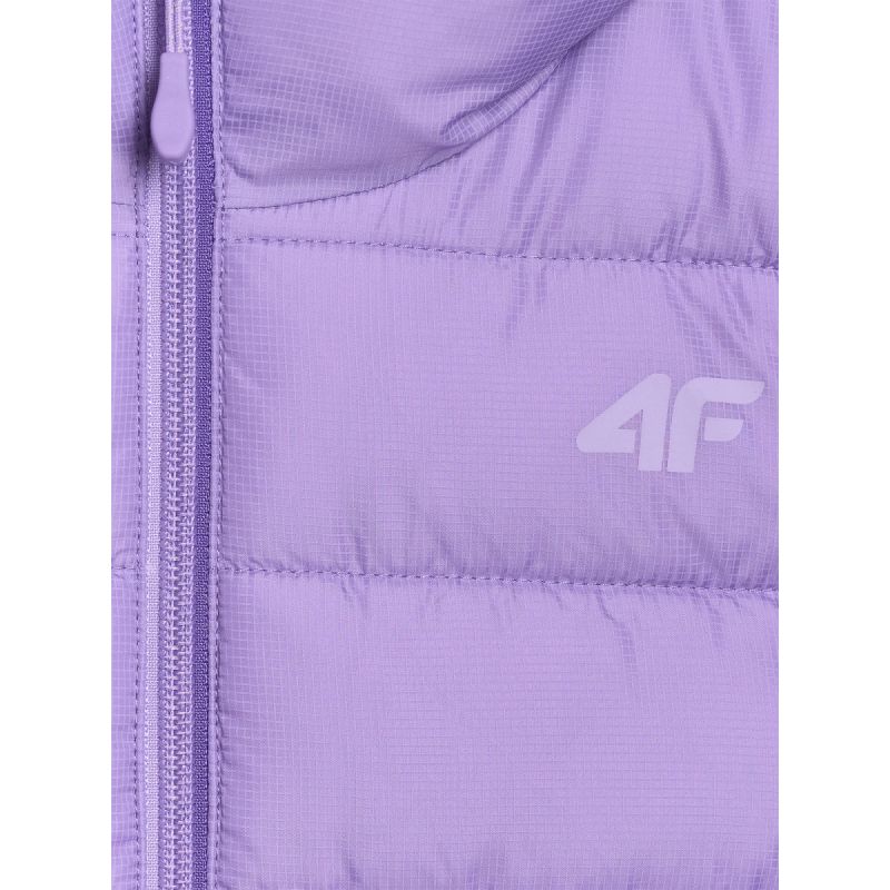 Girls' down vest with synthetic filling 4F 4FJRAW25TVJAF322-51S 4f