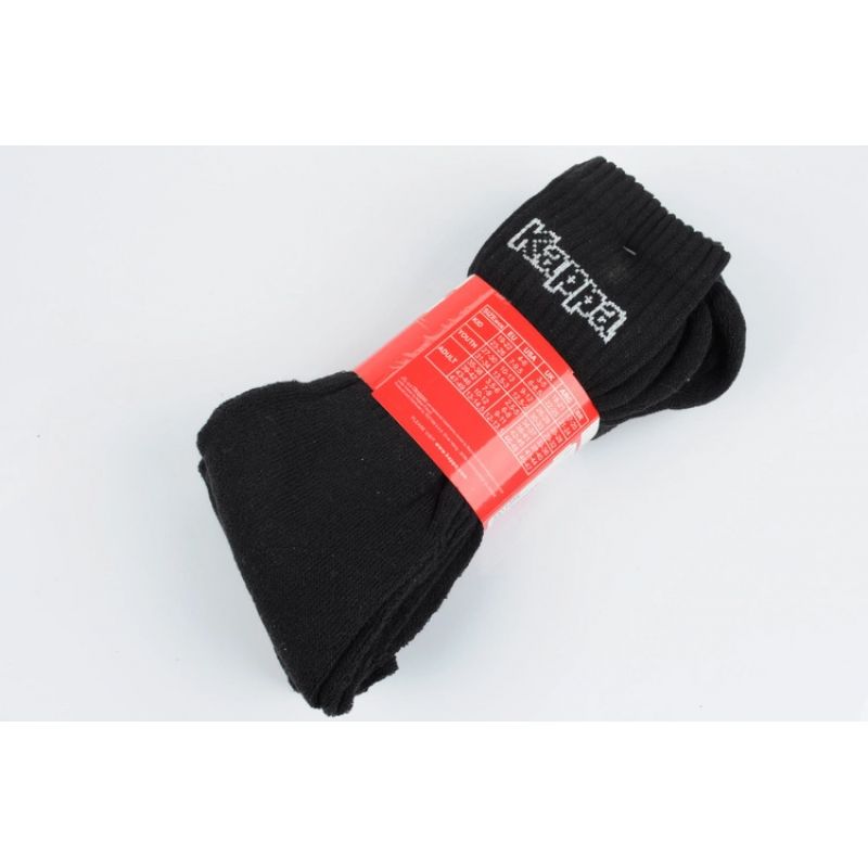 Black Kappa long socks 34113IW 901 Clothing/Lifestyle/Socks Kappa