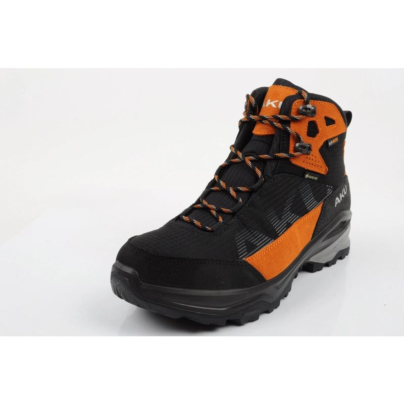 Aku men's trekking sports shoes Adapta Gore-tex leather black orange To be categorized Your Sports Performance
