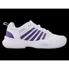 K-swiss COURT EXPRESS 2 CLAY WHITE/PURPLE HAZE/NEON LAVENDER-M sneakers (94429-151-M) K- Swiss