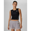 Women's quick-drying training crop top 4F 4FRAW26TFSLF1271-20S