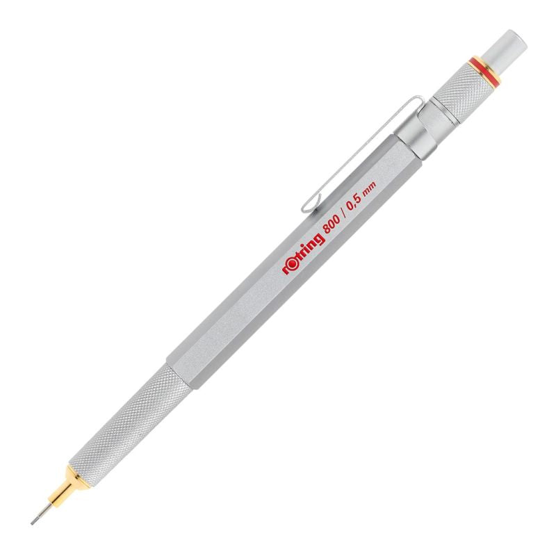 ROTRING 800 Silver Mechanical Pencil 0.5 mm Artykuły biurowe/Przybory do pisania (długopisy i pióra) Your Sports Performance