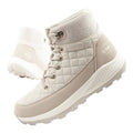 Lee Cooper women's winter hiking sports shoes, insulated, cream, eco-leather Lee Cooper