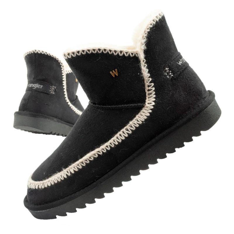 Wrangler Elsa winter boots ankle boots insulated comfortable fashionable black Wrangler