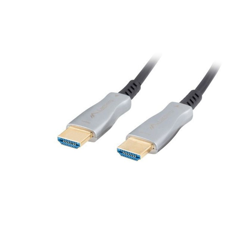 LANBERG HDMI CABLE M/M V2.0 100M OPTICAL AOC CA-HDMI-20FB-1000-BK Kable i adaptery/Kable HDMI Your Sports Performance