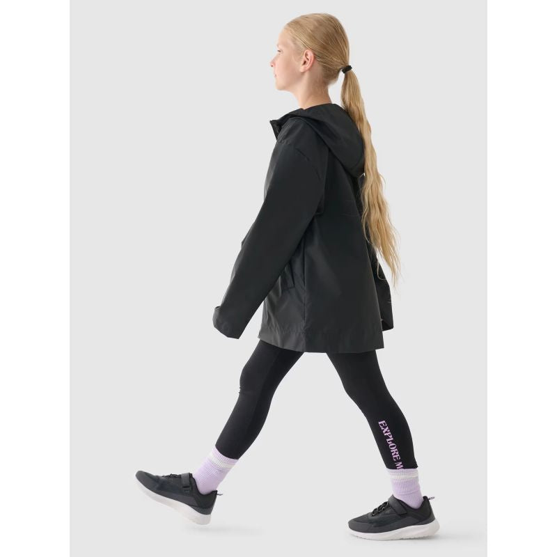Children's transitional raincoat with rubber coating 4F Junior 4FJWSS24TJACU217-20S *Kategoria tymczasowa Your Sports Performance