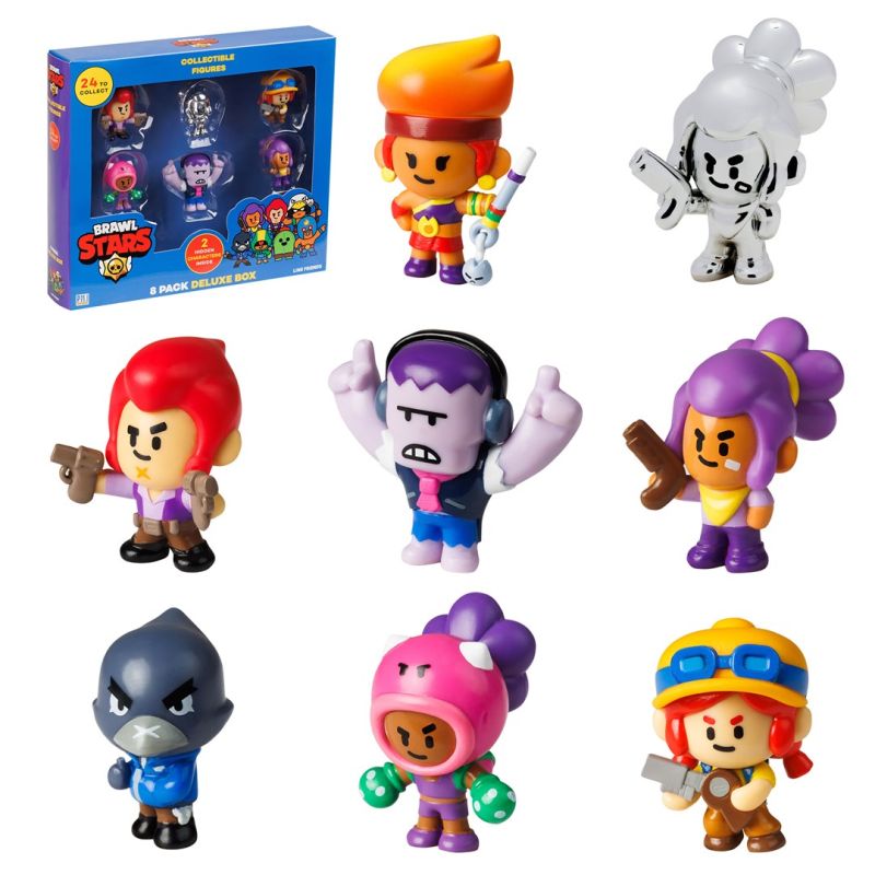 BRAWL STARS S1 FIGURES - 8 PACK DELUXE BOX VER.C (Gry i zabawki) Figurki/Kolekcjonerskie Your Sports Performance