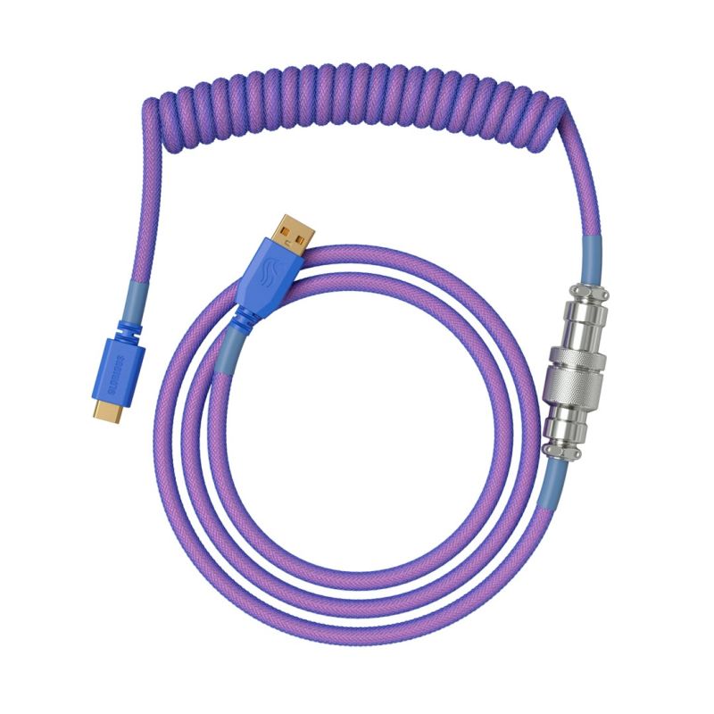 Glorious Gaming GLO-KB-ACC-CBL-COIL-NEB Keyboard/Mouse Cable Purple 1.4m Kable i adaptery/Kable USB Your Sports Performance