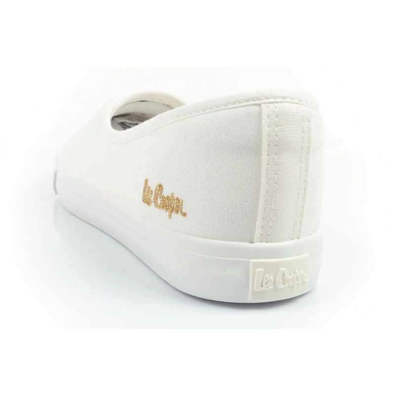 Lee Cooper shoes women's sneakers sporty white slip-on ballet flats