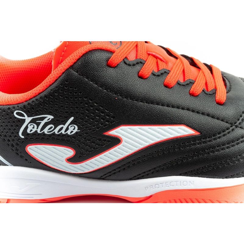 Joma Toledo JR 2601 indoor football boots for kids, black Joma