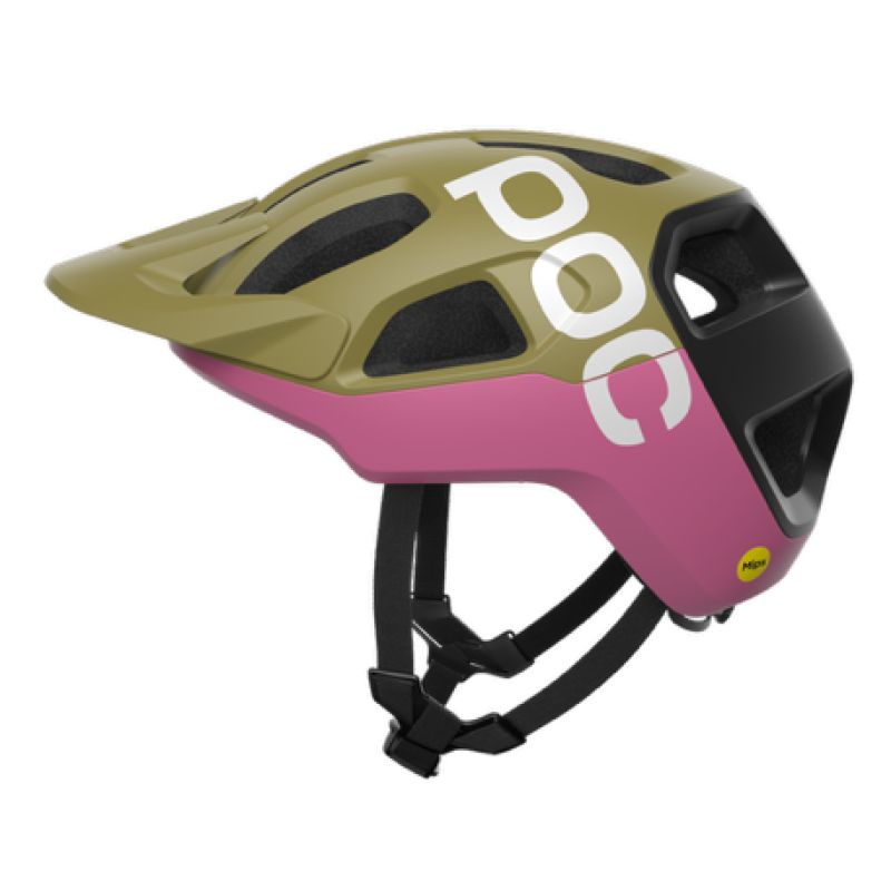 POC Cularis Bicycle Helmet Olive/Pink