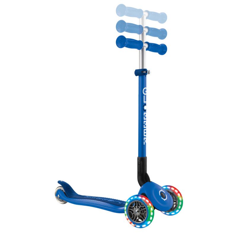 Scooter 3 wheels Globber Primo Foldable Lights 432-100-2 HS-TNK-000013800 Accessories/Skating/Hulajnogi Your Sports Performance