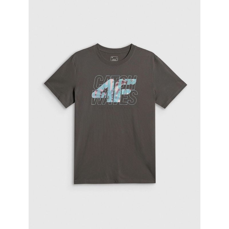 Men's regular printed T-shirt 4F 4FRSS26TTSHM4295-22S