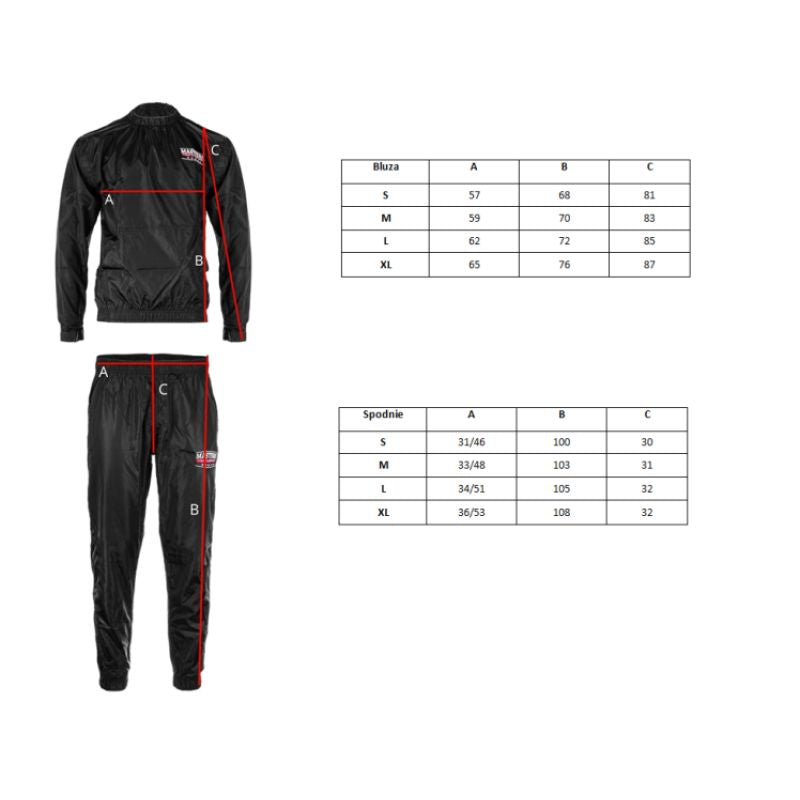 DSS-MASTERS sauna tracksuit MASTERS FIGHT EQUIPMENT