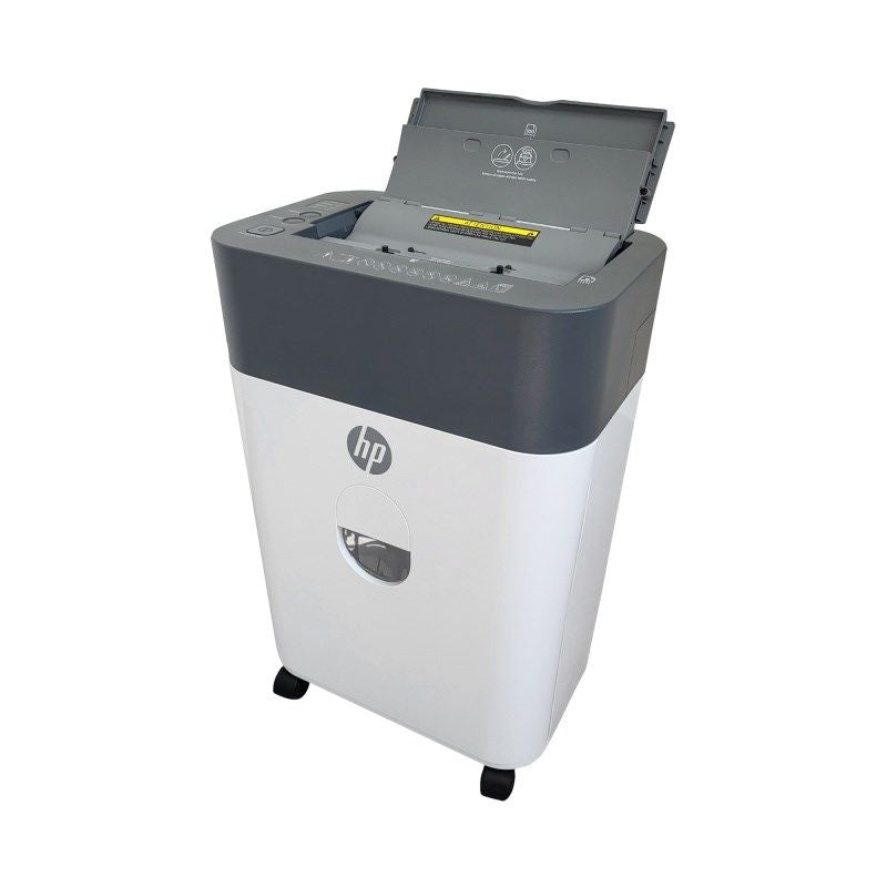 HP ONESHRED Auto 100CC Paper Shredder, White and Gray Urządzenia biurowe/Niszczarki Your Sports Performance
