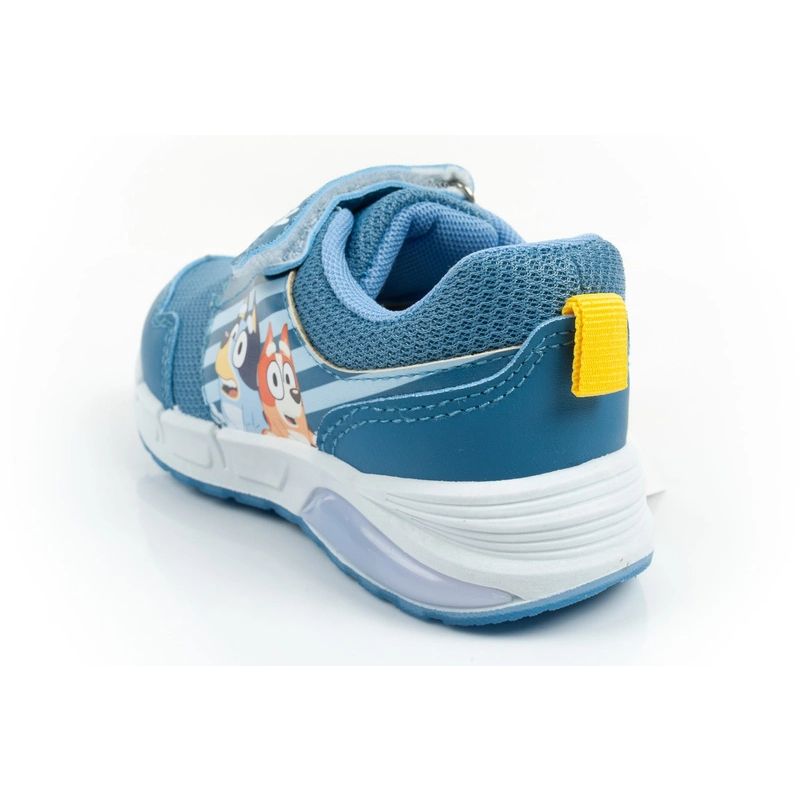 Leomil children's sports shoes Bluey sneakers, lightweight, with Velcro, LED, blue