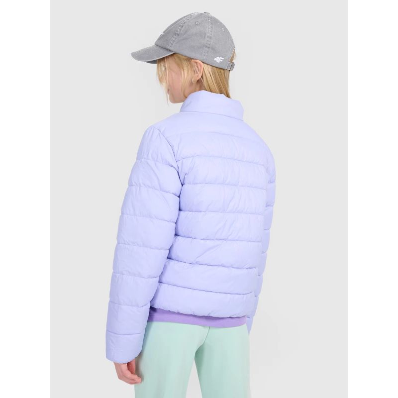 Girls' down jacket with synthetic filling 4F 4FJWSS25TDJAF515-52S *Kategoria tymczasowa Your Sports Performance