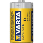 VARTA Superlife R20 D zinc-carbon battery pack (Zn-C; x 2) Baterie, akumulatorki i ładowarki/Baterie Your Sports Performance
