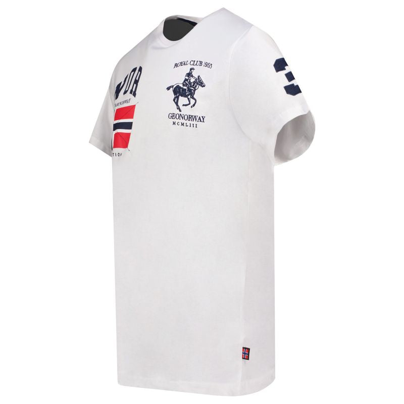 Geographical Norway Jequestre T-shirt 254 M SY1305H/GN-White Clothing/Lifestyle/T-shirts/ Geographical Norway Your Sports Performance