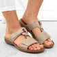 Comfortable Rieker W RKR681 beige flip-flops Footwear/Lifestyle/Rieker Your Sports Performance