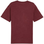 Puma Ess Elevated Relaxed Wash Tee Burgundy 688048 96 In preparation Your Sports Performance
