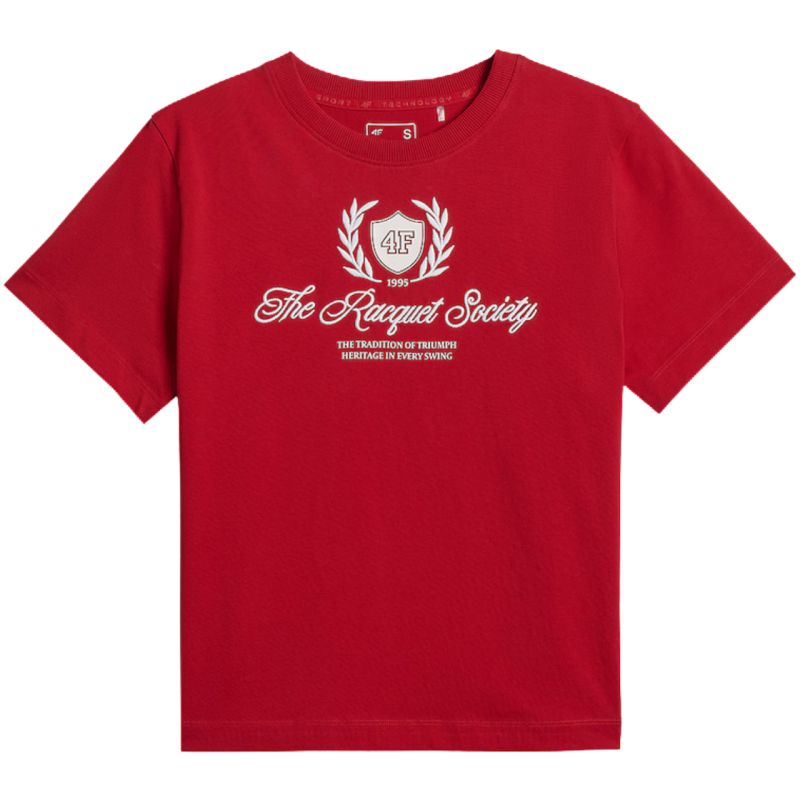 Women's T-shirt 4F F2738 red 4FWSS26TTSHF2738 62S