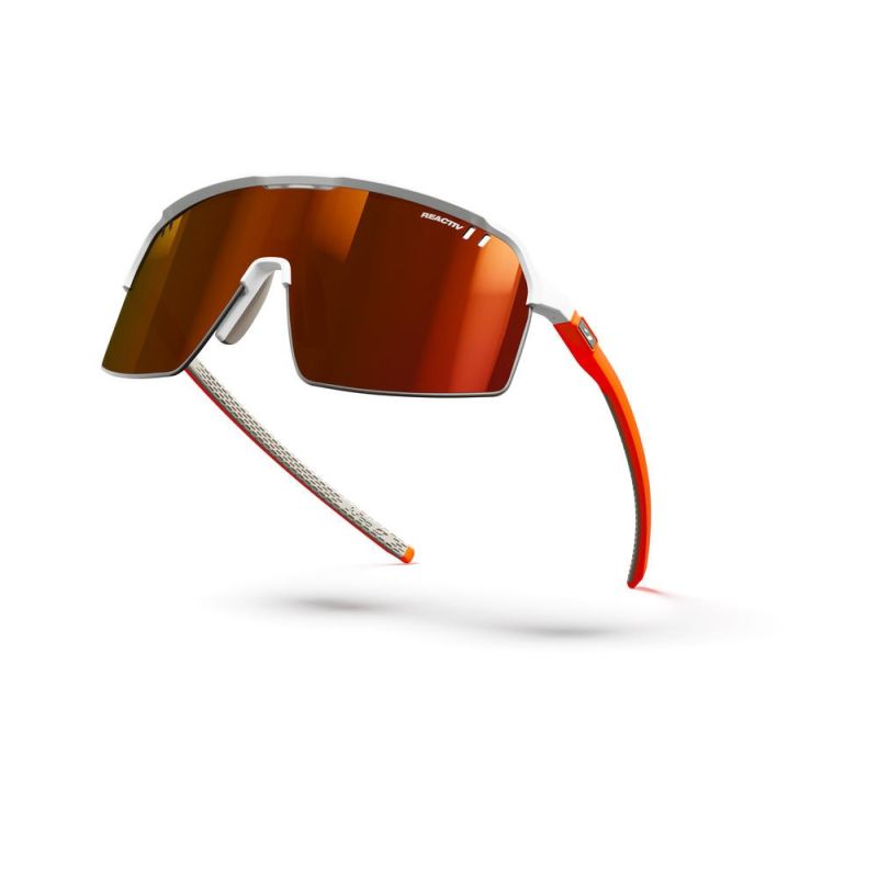 JULBO INTENSITY glasses white and orange In preparation Your Sports Performance