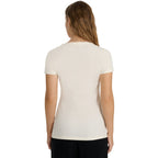 Women's T-shirt 4F F2969 cream 4FWAW25TTSHF2969 12S In preparation Your Sports Performance