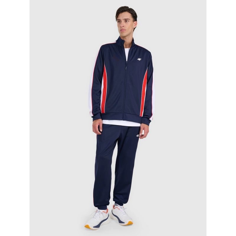 Men's zip-up sweatshirt without hood 4F 4FRAW25TSWSM2459-31S 4f
