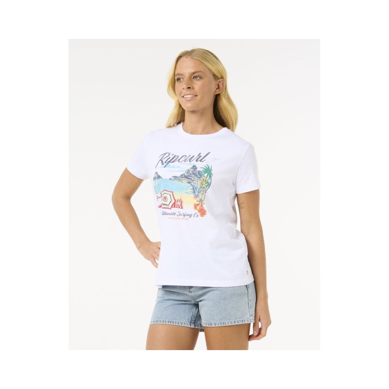 RIP CURL Crystal Standard Tee White
