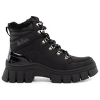 Lee Cooper Women’s Winter Boots, Black Insulated Ankle Boots