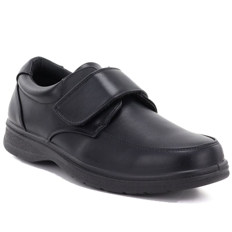 Men's black velcro shoes Vanhorn Z26-TO90404