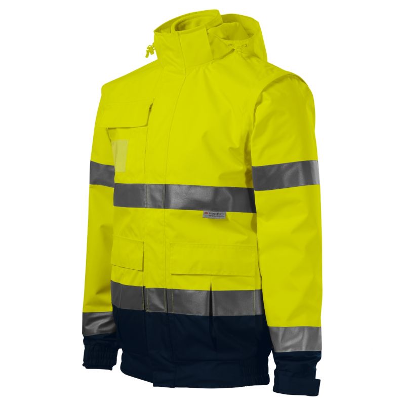 Rimeck HV Guard 4 in 1 M MLI-5V297 jacket fluorescent yellow Clothing/Outdoor/Rimeck Your Sports Performance