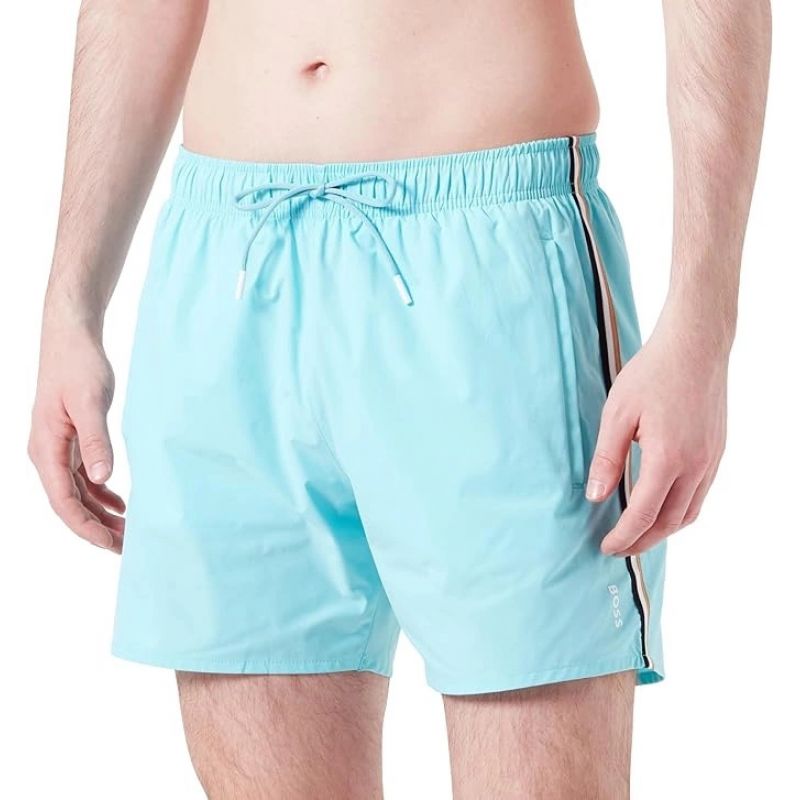 BOSS Iconic Light/Pastel Blue Swim Shorts (50491594-455) In preparation Your Sports Performance