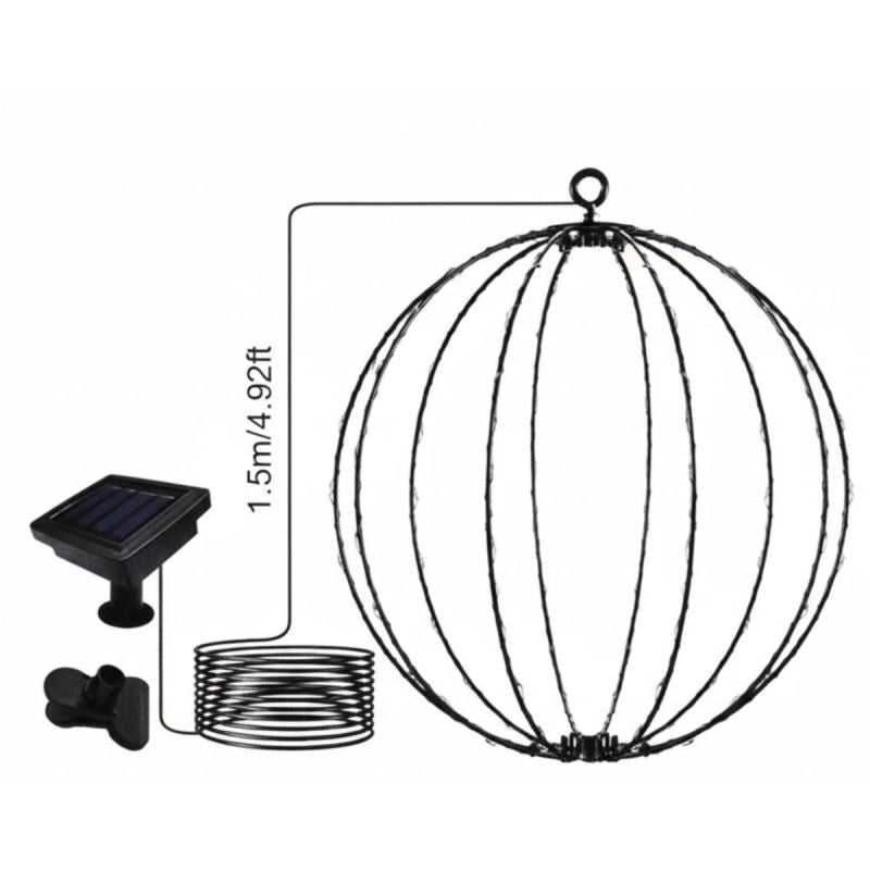SOLAR HANGING LAMP BALL 30CM 120 LED MULTICOLOR Home and Garden/Lighting Your Sports Performance