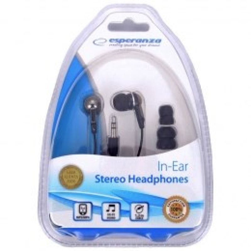 Esperanza EH125 headphones (in-ear; NO; black In preparation Your Sports Performance