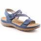 Comfortable Rieker W RKR587 blue sandals Footwear/Lifestyle/Rieker Your Sports Performance