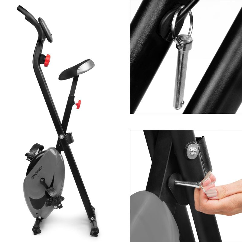 Spokey XFIT+ 941424 folding magnetic bike Accessories/Training equipment/Rowery, orbitreki Your Sports Performance