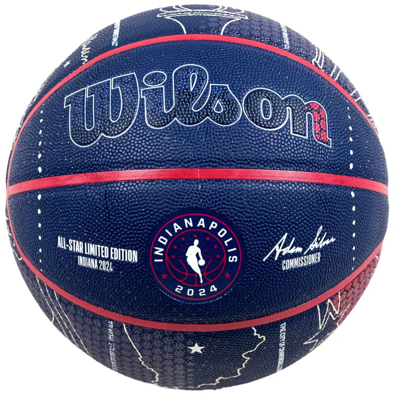 Wilson NBA All-Star 2024 Indianapolis Collector Ball WZ2015601XB Accessories/Balls/Basketball Your Sports Performance