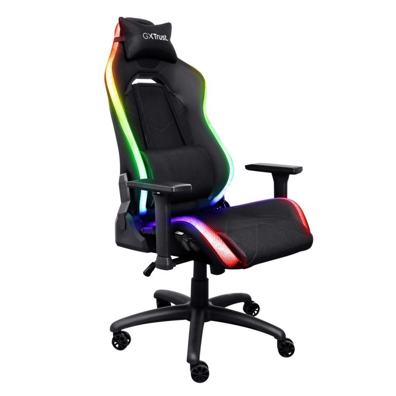 TRUST GXT719 RUYA RGB gaming chair black (25185) Gaming PC/Fotele gamingowe Your Sports Performance