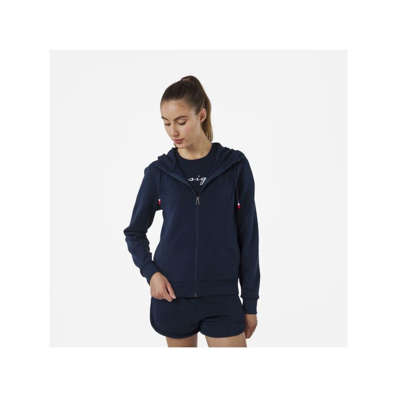 Rossignol W LOGO SWEAT FZ HOOD FL navy blue Rossignol
