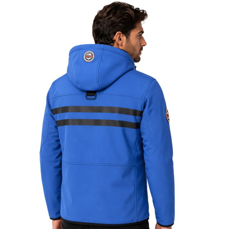 Men’s Softshell Jacket Geographical Norway ROYAUTE DB ROYAL BLUE BLACK MEN 068 (WY2168H/GN-ROYAL BLUE / BLACK)
