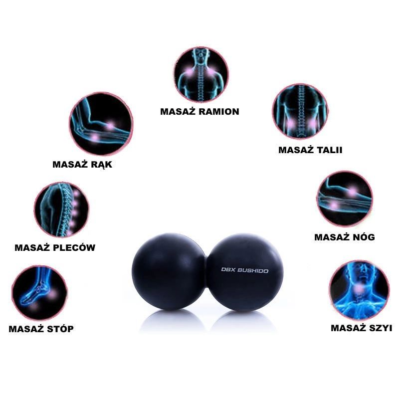 Lacrosse Double Duoball Massage Ball Piłki do masażu - Lacrosse Your Sports Performance