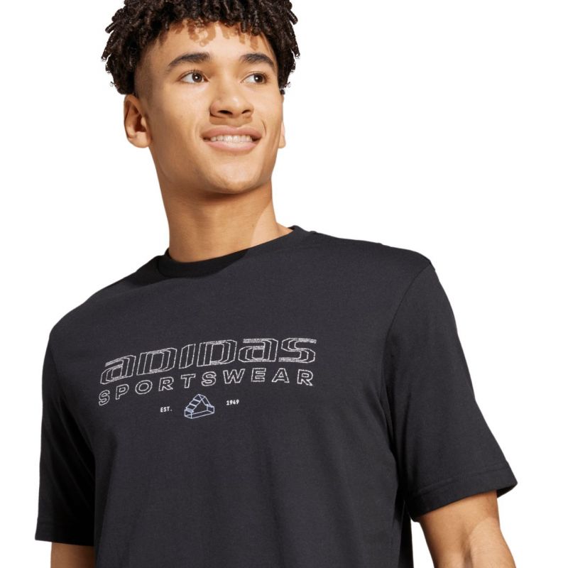 T-shirt adidas Tech Linear Graphic M IW2651 Clothing/Lifestyle/T-shirts Adidas