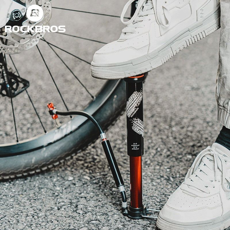 Rockbros Mini Folding Bike Pump 220PSI Rockbros/Akcesoria Rowerowe/Pompki Rowerowe Your Sports Performance